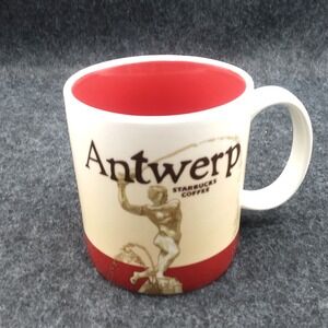 Starbucks Antwerp 2010 Global Icon Collector Series Coffee Mug Cup Belgium 16 oz